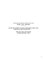 Đề thi tốt nghiệp cao đẳng nghề ngành quản trị cơ sở dữ liệu phần thực hành mã (22)