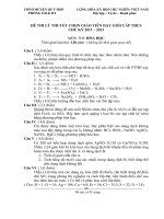 KÌ THI CHỌN GIÁO VIÊN GIỎI HUYỆN qUỲ HỢP 2013-2014 - CHUYÊN MÔN