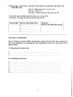 thi tuyển vào trường chuyên Bến Tre 2007