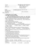 Đề kiểm tra giữa kỳ I Tiếng Việt lớp 5