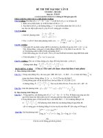 34 ĐỀ THI THỬ THPT MÔN TOÁN CÓ ĐÁP ÁN
