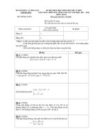 Đề thi chọn học sinh giỏi lớp 12 giải toán trên máy tính cầm tay