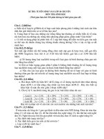 KÌ THI TUYỂN SINH LỚP 10 THPT CHUYÊN NĂM HỌC 2013 – 2014 Môn thi: SINH HỌC DAO LY