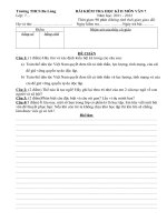 Đề văn 7 - sưu tầm đề kiểm tra, thi định kỳ học sinh giỏi môn văn bồi dưỡng (88)