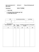 Giáo án lý thuyết số