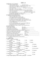 Đề anh 8 - sưu tập đề kiểm tra, thi học sinh giỏi tiếng anh 8 tham khảo bồi dưỡng  (315)