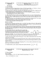 Tuyển tập đề thi HSG môn vật lý lớp 12 hay nhất  (44)