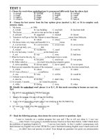 bộ đề ôn thi tuyển sinh lớp 10