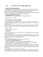 Bài giảng NGUYÊN lý II  nhiệt động học