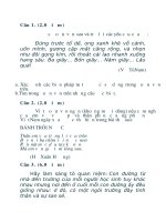 KS chất lượng HSG ngữ văn 7 huyện Quế Sơn năm 2010-2011