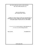 Nghiên cứu thực trạng và đề xuất giải pháp đầu tư công, dịch vụ công có hiệu quả trong nông nghiệp (theo nghĩa rộng gồm nông, lâm, thuỷ sản và diêm nghiệp)