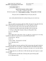 Thi tuyển công chức chuyên ngành Lao động - Thừa Thiên Huế 2015 (có đáp án chi tiết )