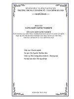 XÂY DỰNG CÂU HỎI TRẮC NGHIỆM KHÁCH QUAN VÀ ĐÁP ÁN MÔN HỌC QUẢN TRỊ DOANH NGHIỆP CHO HỌC SINH TẠI TRƯỜNG TRUNG CẤP KINH TẾ TÀI CHÍNH HÀ NỘI