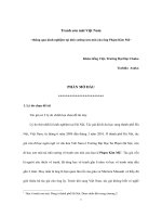 Luận văn thạc sĩ  tranh sơn mài việt nam   thông qua kinh nghiệm tại nhà xưởng sơn mài của ông phạm kim mã   yoshida asuka