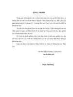 Nghiên cứu giải pháp nâng cao công tác quản lý đê điều trong quá trình đô thị hóa ở huyện Từ Liêm - Hà Nội