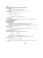 ôn thi tốt nghiệp môn toán, đề 72