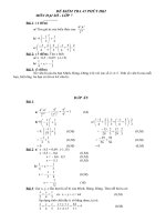 Đề kiểm tra 1 tiết môn Đại số lớp 7 số 23