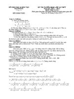 thi tuyón sinh lớp 10 thpt  môn toán hải dương