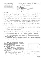 Đề thi HSG cấp tỉnh lý 9 - NH 2013-Kon Tum môn vật lý