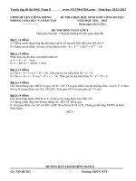 đề thi hsg toán toán 8,đề THI số  44
