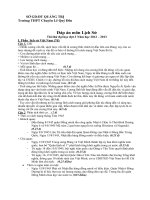 Đề thi lịch sử lớp 12 - sưu tầm đề và đáp án thi sử tham khảo (2)