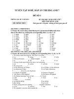 Đề tiếng anh 7 - sưu tầm đề kiểm tra, thi học sinh giỏi tham khảo bồi dưỡng (118)