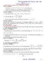 ôn thi tn thpt môn toán, đề 13