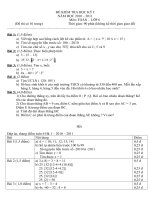 Đề kiểm tra học kì 1 môn Toán lớp 6 số 8
