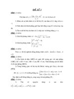 đề thi thử đh môn toán, đề luyện thi số 3