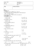 Đề kiểm tra Toán lớp 10 số 11