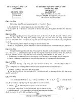 Đề thi học sinh giỏi chính thức năm 2014 môn lý đề (2)