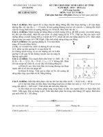 Đề thi HSG Vật Lý Lớp 9 Tỉnh An Giang 2014 - 2015 vòng 1 (5)