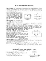 HSG lớp 9 Tỉnh Thanh Hoá (Lê Quốc Thịnh) môn vật lý