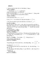 ôn thi tốt nghiệp thpt môn toán năm 2009, đề số 7