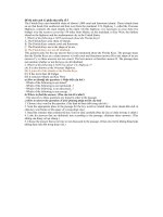 Đề thi môn anh 12 phần đọc hiểu số 5