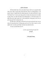 Nghiên cứu đề xuất một số giải pháp nâng cao hiệu quả đầu tư các dự án thủy lợi độc lập (IPP) theo hình thức BOO của công ty cổ phần phát triển năng lượng Sơn Vũ