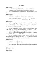 đề thi thử đh môn toán, đề luyện thi số 11