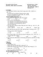 Kiểm tra 1 tiết hình học 11