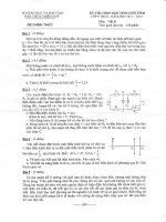 Đề thi HS giỏi Vật lí 9 Thừa Thiên Huế 2011-2012