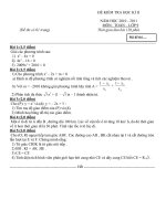 Đề kiểm tra Học kì 2 môn Toán lớp 9 số 6