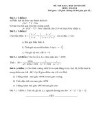 đề thi học sinh giỏi toán 8