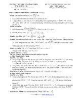Đề thi thử Đại học môn Toán kèm hướng dẫn giải số 2