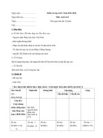 Đề thi học kì 2 môn Lịch sử lớp 8 năm học 2013-2014 trường THCS Bình Giang, Kiên Giang