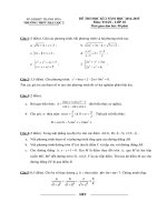 Đề thi học kì II môn toán lớp 10 Hậu lộc 2 năm học 2014 - 2015(có đáp án)