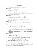 đề thi thử đh môn toán, đề luyện thi số 16