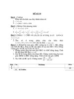 đề thi hsg toán toán 8,đề THI số  39