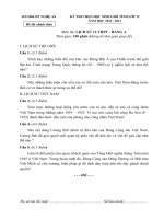 Đề thi học sinh giỏi Lịch sử lớp 12 chọn lọc số 32