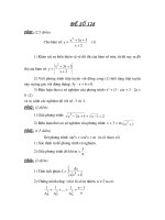 đề thi thử đh môn toán, đề luyện thi số  128