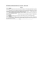 tuyển chọn học sinh giỏi văn 7, đề số 5