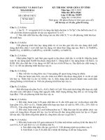 ĐỀ thi học sinh giỏi chính thức năm 2014 môn hóa đề (2)